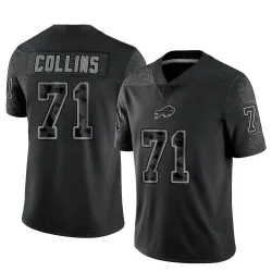 Men's La'el Collins Buffalo Bills No.71 Limited Reflective Jersey - Black