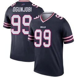 Men's Larry Ogunjobi Buffalo Bills No.99 Legend Inverted Jersey - Navy
