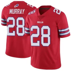 Men's Latavius Murray Buffalo Bills No.28 Limited Color Rush Vapor Untouchable Jersey - Red