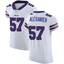 Men's Lorenzo Alexander Buffalo Bills No.57 Elite Vapor Untouchable Jersey - White
