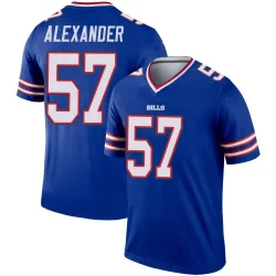 Men's Lorenzo Alexander Buffalo Bills No.57 Legend Jersey - Royal