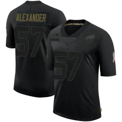 Men's Lorenzo Alexander Buffalo Bills No.57 Limited 2020 Salute To Service Jersey - Black