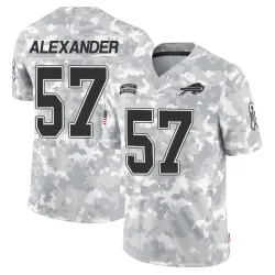 Men's Lorenzo Alexander Buffalo Bills No.57 Limited 2024 Salute to Service Jersey - Arctic Camo