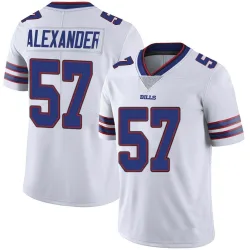 Men's Lorenzo Alexander Buffalo Bills No.57 Limited Color Rush Vapor Untouchable Jersey - White