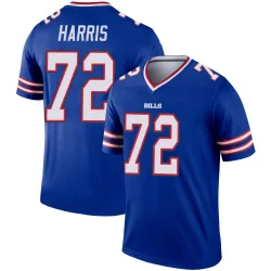 Men's Marcus Harris Buffalo Bills No.72 Legend Jersey - Royal