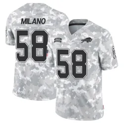 Men's Matt Milano Buffalo Bills No.58 Limited 2024 Salute to Service Jersey - Arctic Camo