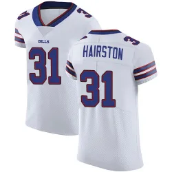 Men's Maxwell Hairston Buffalo Bills No.31 Elite Vapor Untouchable Jersey - White