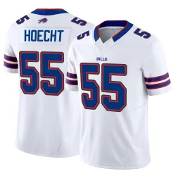 Men's Michael Hoecht Buffalo Bills No.55 Limited Vapor F.U.S.E. Jersey - White