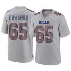 Men's Mike Edwards Buffalo Bills No.65 Game Atmosphere Fashion Jersey - Gray