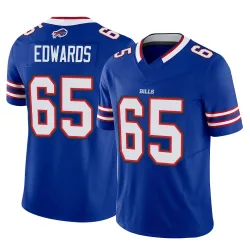 Men's Mike Edwards Buffalo Bills No.65 Limited Vapor F.U.S.E. Jersey - Royal