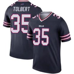 Men's Mike Tolbert Buffalo Bills No.35 Legend Inverted Jersey - Navy