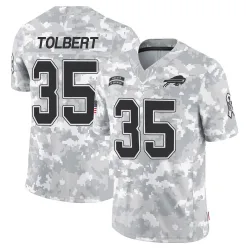 Men's Mike Tolbert Buffalo Bills No.35 Limited 2024 Salute to Service Jersey - Arctic Camo