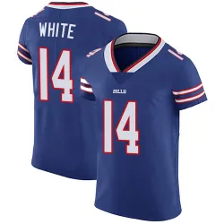 Men's Mike White Buffalo Bills No.14 Elite Team Color Vapor Untouchable Jersey - Royal Blue