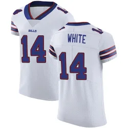 Men's Mike White Buffalo Bills No.14 Elite Vapor Untouchable Jersey - White