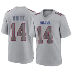 Men's Mike White Buffalo Bills No.14 Game Atmosphere Fashion Jersey - Gray