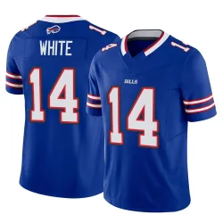 Men's Mike White Buffalo Bills No.14 Limited Vapor F.U.S.E. Jersey - Royal