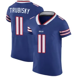 Men's Mitchell Trubisky Buffalo Bills No.11 Elite Team Color Vapor Untouchable Jersey - Royal Blue