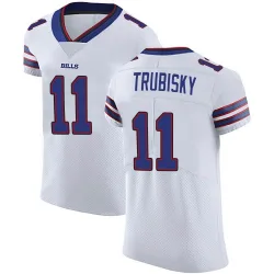 Men's Mitchell Trubisky Buffalo Bills No.11 Elite Vapor Untouchable Jersey - White
