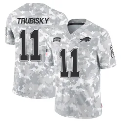 Men's Mitchell Trubisky Buffalo Bills No.11 Limited 2024 Salute to Service Jersey - Arctic Camo
