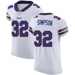 Men's O. J. Simpson Buffalo Bills No.32 Elite Vapor Untouchable Jersey - White