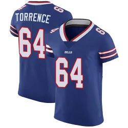 Men's O'Cyrus Torrence Buffalo Bills No.64 Elite Team Color Vapor Untouchable Jersey - Royal Blue