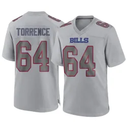 Men's O'Cyrus Torrence Buffalo Bills No.64 Game Atmosphere Fashion Jersey - Gray