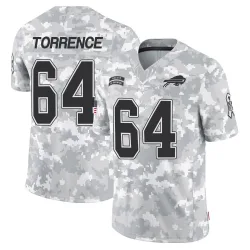 Men's O'Cyrus Torrence Buffalo Bills No.64 Limited 2024 Salute to Service Jersey - Arctic Camo