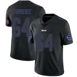 Men's O'Cyrus Torrence Buffalo Bills No.64 Limited Jersey - Black Impact
