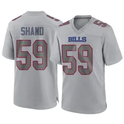 Men's Paris Shand Buffalo Bills No.59 Game Atmosphere Fashion Jersey - Gray