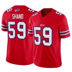 Men's Paris Shand Buffalo Bills No.59 Limited Vapor F.U.S.E. Jersey - Red