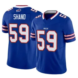 Men's Paris Shand Buffalo Bills No.59 Limited Vapor F.U.S.E. Jersey - Royal