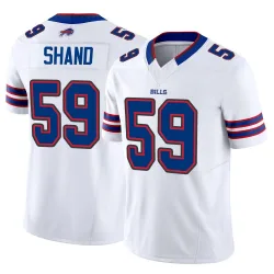 Men's Paris Shand Buffalo Bills No.59 Limited Vapor F.U.S.E. Jersey - White