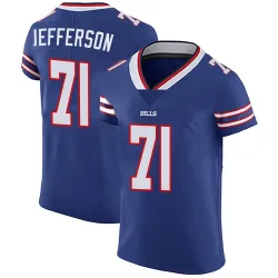 Men's Quinton Jefferson Buffalo Bills No.71 Elite Team Color Vapor Untouchable Jersey - Royal Blue