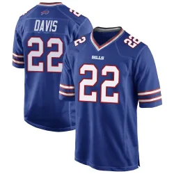 Men's Ray Davis Buffalo Bills No.22 Game Team Color Jersey - Royal Blue