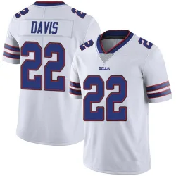 Men's Ray Davis Buffalo Bills No.22 Limited Color Rush Vapor Untouchable Jersey - White