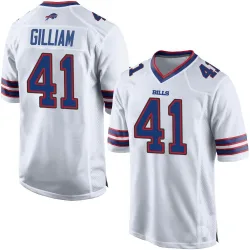 Men's Reggie Gilliam Buffalo Bills No.41 Game Jersey - White