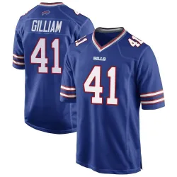 Men's Reggie Gilliam Buffalo Bills No.41 Game Team Color Jersey - Royal Blue