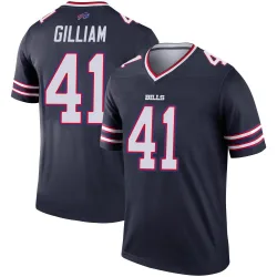 Men's Reggie Gilliam Buffalo Bills No.41 Legend Inverted Jersey - Navy