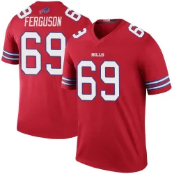 Men's Reid Ferguson Buffalo Bills No.69 Legend Color Rush Jersey - Red