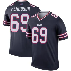 Men's Reid Ferguson Buffalo Bills No.69 Legend Inverted Jersey - Navy
