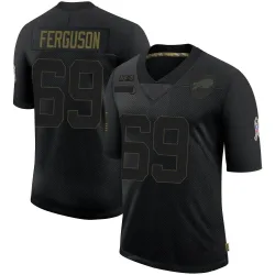 Men's Reid Ferguson Buffalo Bills No.69 Limited 2020 Salute To Service Jersey - Black
