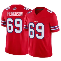 Men's Reid Ferguson Buffalo Bills No.69 Limited Vapor F.U.S.E. Jersey - Red