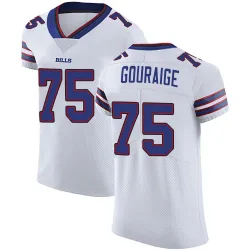 Men's Richard Gouraige Buffalo Bills No.75 Elite Vapor Untouchable Jersey - White