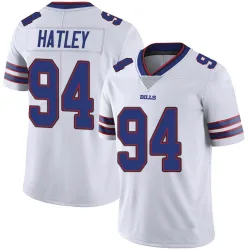 Men's Rickey Hatley Buffalo Bills No.94 Limited Color Rush Vapor Untouchable Jersey - White