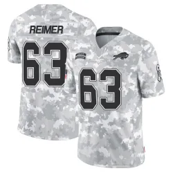Men's Rush Reimer Buffalo Bills No.63 Limited 2024 Salute to Service Jersey - Arctic Camo