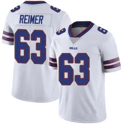 Men's Rush Reimer Buffalo Bills No.63 Limited Color Rush Vapor Untouchable Jersey - White