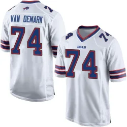 Men's Ryan Van Demark Buffalo Bills No.74 Game Jersey - White
