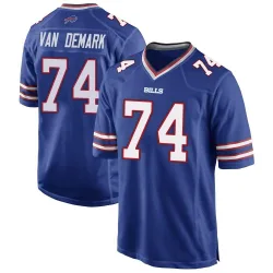 Men's Ryan Van Demark Buffalo Bills No.74 Game Team Color Jersey - Royal Blue