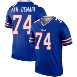 Men's Ryan Van Demark Buffalo Bills No.74 Legend Jersey - Royal