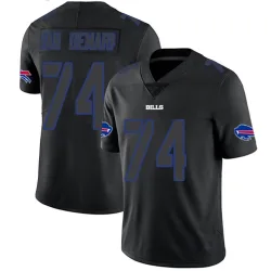 Men's Ryan Van Demark Buffalo Bills No.74 Limited Jersey - Black Impact